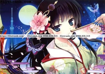 Chi tiết file ảnh buc ve nhan vat anime trong game 216 sắc nét