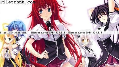 File tranh buc ve nhan vat anime trong game 515 (bản gốc) in lụa 5D