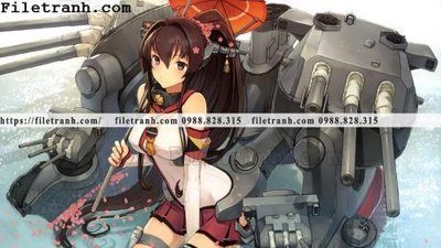 Tải file buc ve nhan vat anime trong game 567 (PSD) cho in tranh 3D