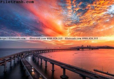 File tranh quảng cáo canh hoang hon tren bien 105 (file gốc) chuyên nghiệp