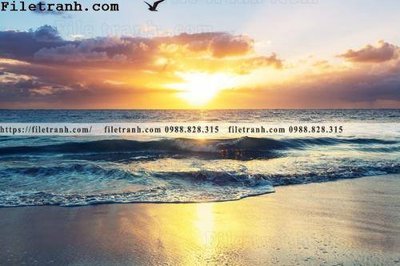 Download file canh hoang hon tren bien 106 (gốc) in mica ốp bếp