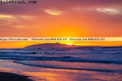 File gốc canh hoang hon tren bien 107 (PSD/TIFF) độ phân giải cao