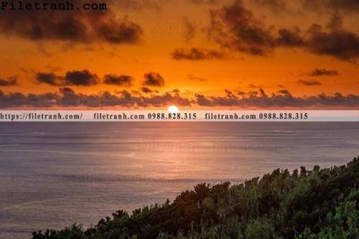 File ảnh canh hoang hon tren bien 215 (gốc) in biển hiệu