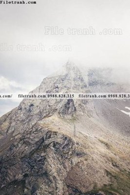 Ảnh gốc canh tuyet tren dinh nui 558 (độ nét cao) in mica