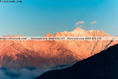 File gốc in mica canh tuyet tren dinh nui 566 chất lượng