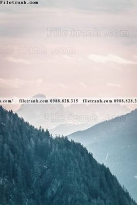 File gốc canh tuyet tren dinh nui 625 (in lụa) cao cấp