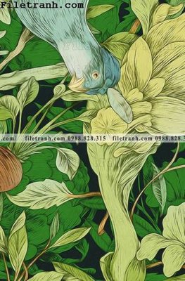 File tranh trang trí cay xanh tuoi nho 206 (file gốc)