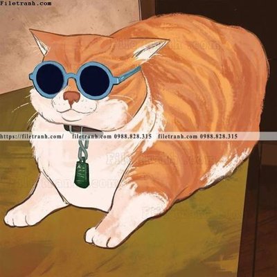Tải file chu meo ngo nghinh ve tay 500 (ảnh gốc) độ phân giải 300dpi