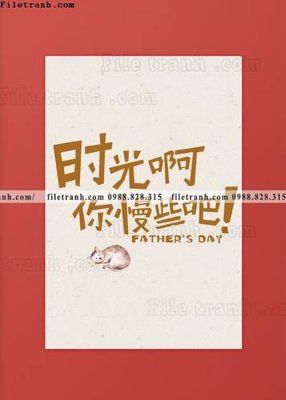 Hình ảnh file gốc chu trung quoc thu phap mau do 515 cho in UV