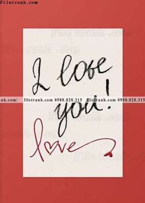 File gốc chu trung quoc thu phap mau do 534 (dành cho trang trí nội thất)