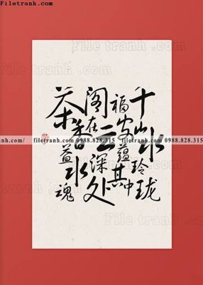 File tranh chuthuphap trung quoc (1) (bản gốc) treo phòng ăn