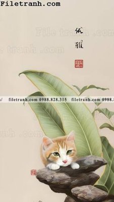 Tải file con meo truu tuong 108 (ảnh gốc) 300dpi con meo truu tuong 108