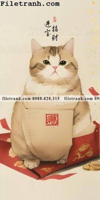 File gốc con meo truu tuong 131 (bản quyền) cho in ấn