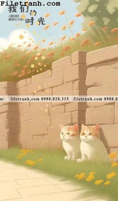 Tải file gốc con meo truu tuong 133 (in khổ lớn) không mờ