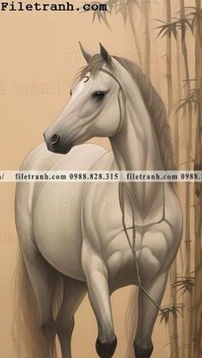 Ảnh gốc file in lụa con ngua truu tuong moi 115 chi tiết