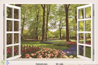 Tải file File gốc cửa sổ 3D CS51 (gốc) làm tranh trang trí