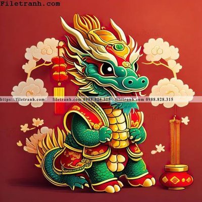 Tải file cung hoang dao tuoi Thin nam 2024 129 (gốc) làm tranh treo tường