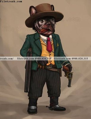 File tranh gốc dong vat cao boi 109 (bản quyền) Filetranh.com