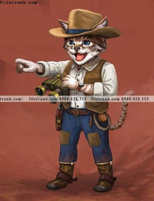 File gốc dong vat cao boi 114 (phong cách) tối giản