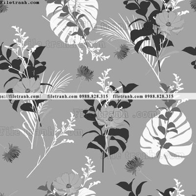 File gốc dong vat va hoa trang nha 164 (in lụa) hoa văn cổ điển