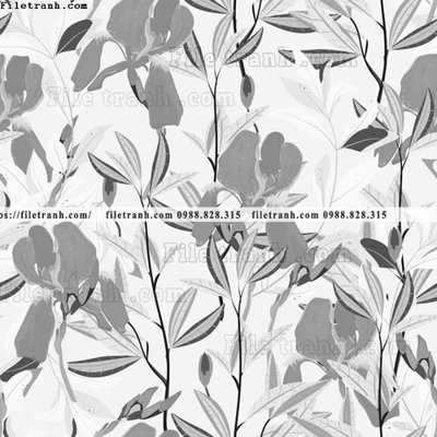 File tranh dong vat va hoa trang nha 276 (bản gốc) treo quán cafe