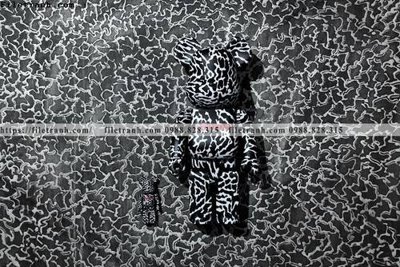 File gốc gau KAWS tranh treo 515 (in lụa) tranh thuận buồm