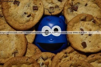 File in trần gau KAWS tranh treo 525 (bản gốc) đại dương