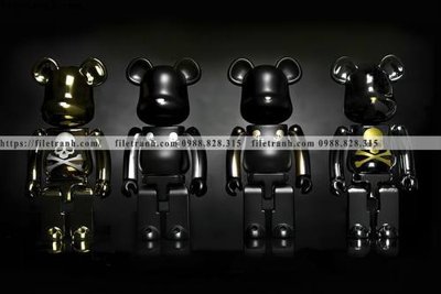 File gốc gau KAWS tranh treo 544 (cho in UV) siêu nét