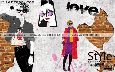 Download file giay dan tuong nen cua hang quan ao 125 (gốc) in mica đèn LED