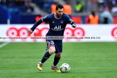 File ảnh hinh anh cau thu bong da Messi 124 (gốc) in biển hiệu