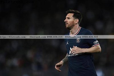 File tranh trang trí hinh anh cau thu bong da Messi 194 (file gốc)