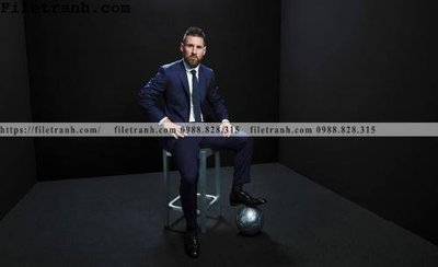 Hình ảnh file gốc in lụa hinh anh cau thu bong da Messi 276