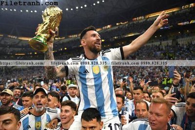 File tranh gốc hinh anh cau thu bong da Messi 412 (bản quyền) file PSD