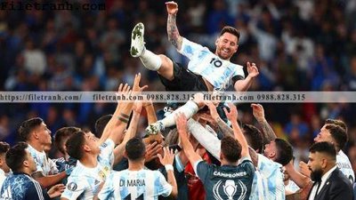 File tranh hinh anh cau thu bong da Messi 415 (file gốc) chủ đề phong thủy