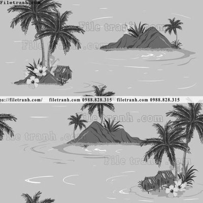 File tranh gốc hinh anh cay dua nhiet doi 1506 (bản quyền) độc đáo