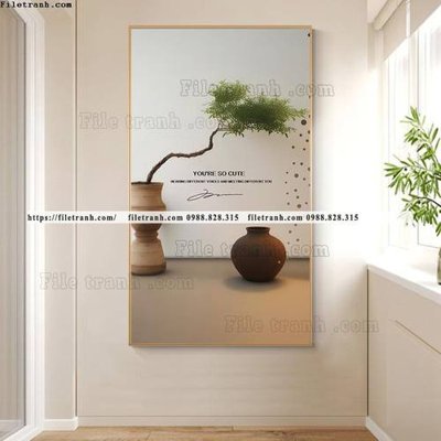 Download file gốc hinh anh cay xanh phong cach wabi sabi 527 (dùng cho in ấn)