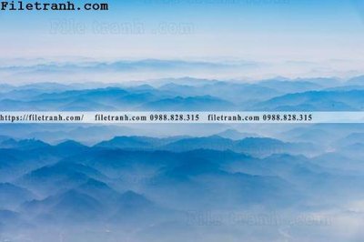 File tranh ảnh gốc hinh anh dinh nui may va bien 163 dùng cho in khổ lớn