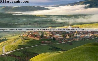 File tranh gốc hinh anh dinh nui may va bien 181 (bản quyền) Filetranh.com