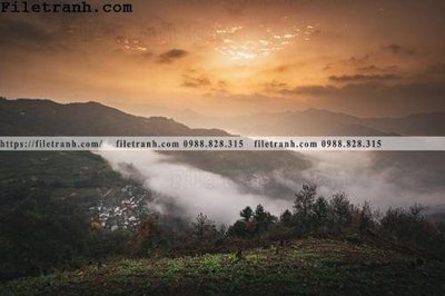 File PSD in ấn hinh anh dinh nui may va bien 244 (chất lượng cao)