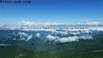 File tranh hinh anh dinh nui may va bien 357 (gốc) chủ đề trừu tượng