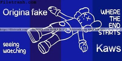 File PSD hinh anh gau kaws phien ban nam ngang phong khach 116 (gốc) nhiều lớp (multi-layer)