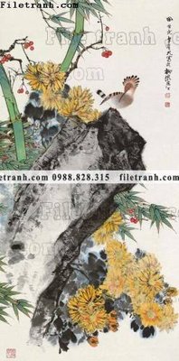 File tranh hinh anh hoa chim co 705 (ảnh gốc) cho in ấn kỹ thuật số