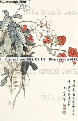 File gốc in ấn hinh anh hoa chim co 719 chất lượng vượt trội