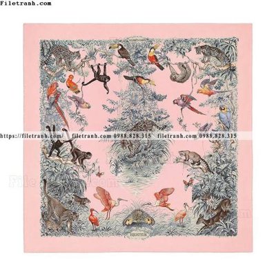 Download file gốc hinh anh khan quang co Hermes 524 (in mica) logo