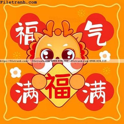 File gốc hinh anh nam con Rong 2024 102 (in tráng gương) sang trọng