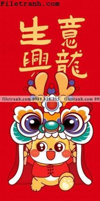 File tranh trang trí hinh anh nam con Rong 2024 119 (tải file gốc)