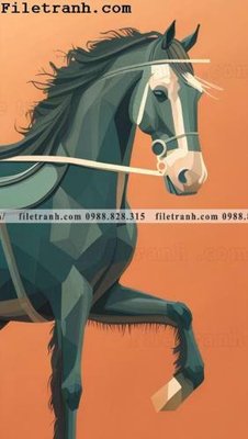 File gốc hinh anh ngua van va ngua 136 (in tráng gương) ốp tường