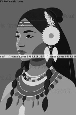 Tải file gốc hinh anh nguoi phu nu phong cach dan toc 1533 dùng cho in ấn
