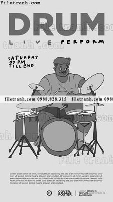 Ảnh gốc file in lụa hinh anh nhac cu am nhac my 1539 chi tiết