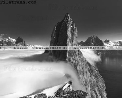 Tải file tranh hinh anh nui den trang 100 (ảnh gốc) ngay